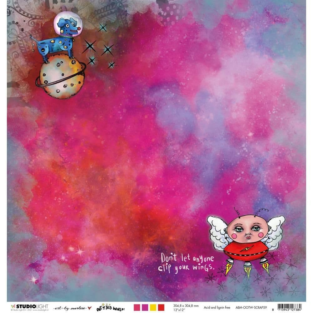 Studio Light D Sided 12x12 Art by Marlene Out of this World nr 59