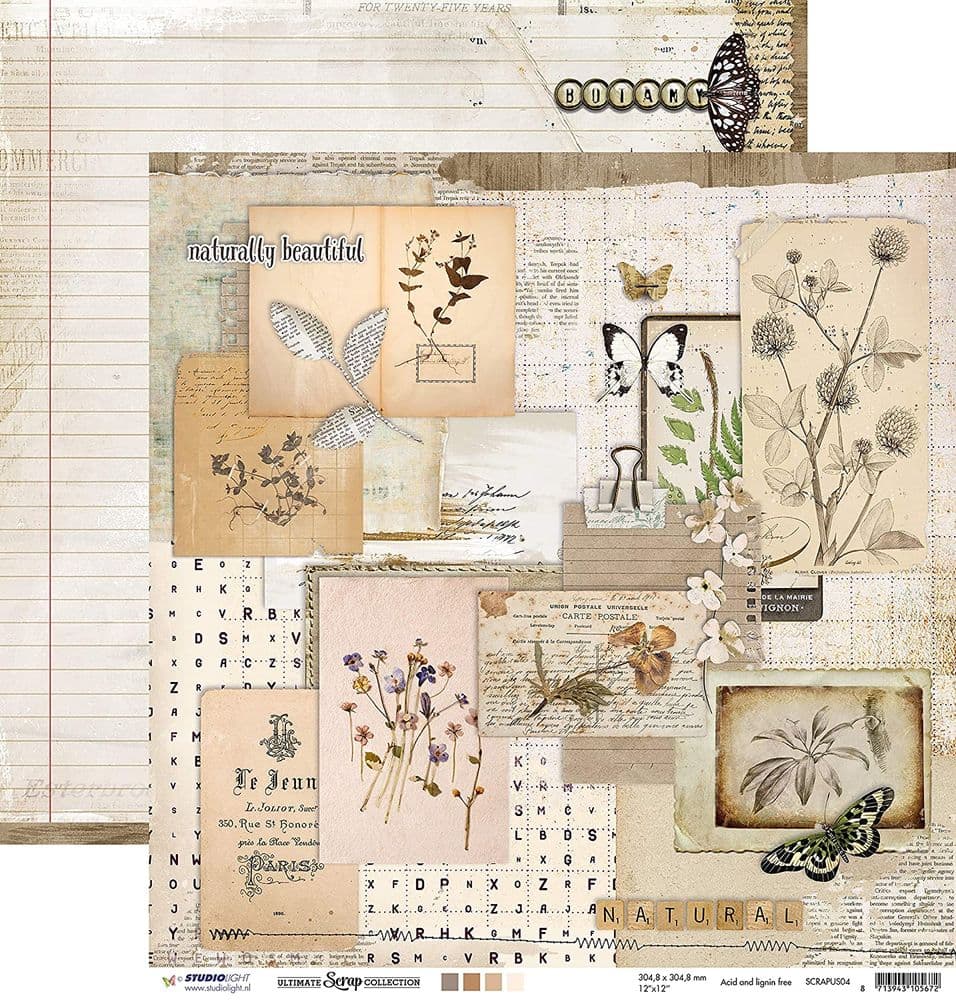 Studio Light D Sided 12x12 - Ultimate Scrap Collection nr 04 - SCRAPUS04