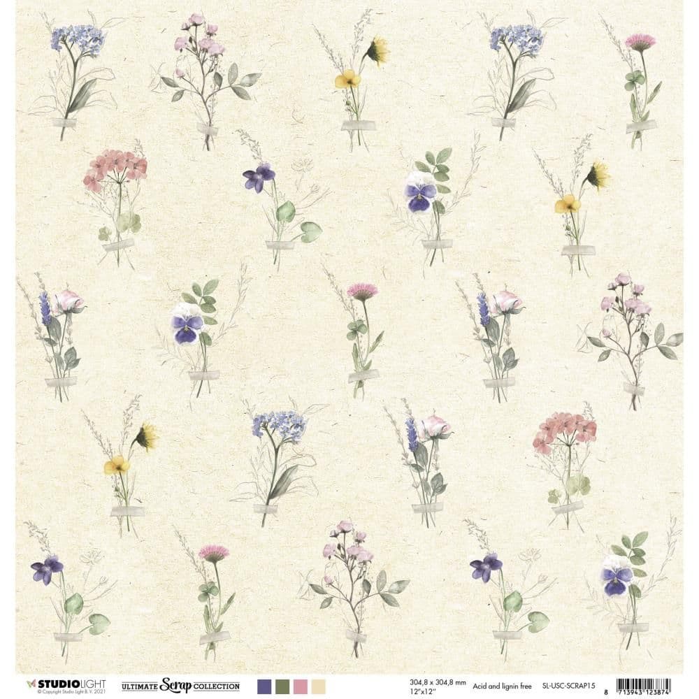 Studio Light D Sided 12x12 - Ultimate Scrap Collection Nr 15