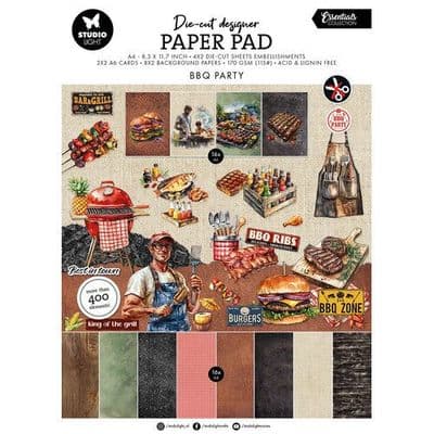 Studio Light Designer Die-cut Paper Pad BBQ Party Nr.437