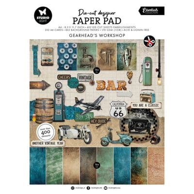 Studio Light Designer Die-cut Paper Pad Gearhead’s Workshop Nr.436
