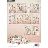 Studio Light Die-Cut Paper Pad - Vintage Diaries nr.175 Elements