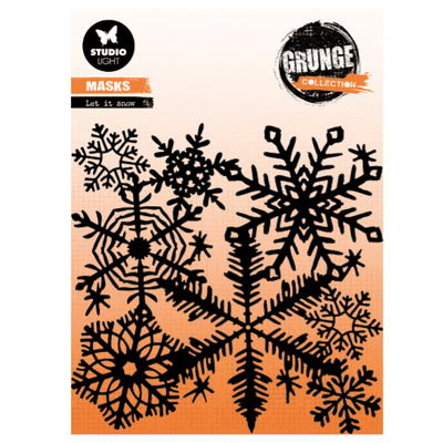 Studio Light Grunge Collection Mask - Nr.158 Let It Snow