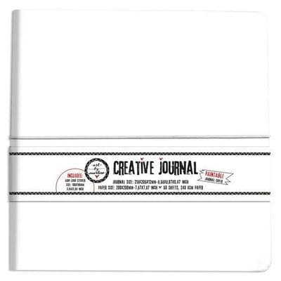 Studio Light Journal - Art By Marlene Essentials nr.13 Creative Journal All White