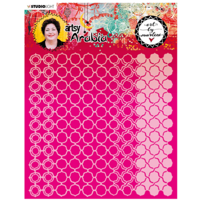 Studio Light Mask Stencil Art By Marlene Artsy Arabia Nr. 11