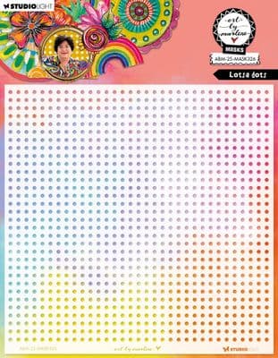 Studio Light Mask Stencil Art By Marlene Nr. 326 - Lotsa Dots