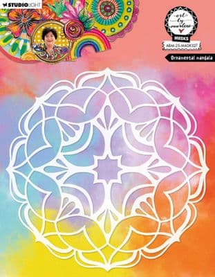 Studio Light Mask Stencil Art By Marlene Nr. 327 - Ornamental Mandala