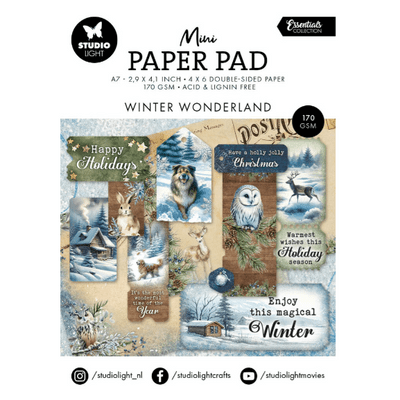 Studio Light Mini Paper Pad nr. 325 - Winter Wonderland