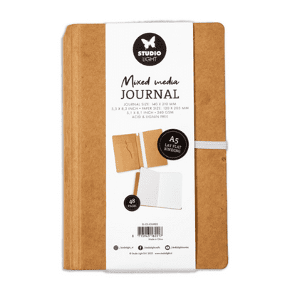 Studio Light Mixed Media Journal - Lay Flat Binding A5
