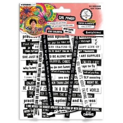 Studio Light Paper Elements - Art by Marlene - Nr.21 - Quotylicious