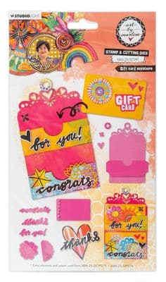 Studio Light Stamp and Cutting  Die - Art by Marlene - Gift Card Envelope nr.91