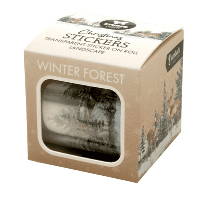 Studio Light Transparent Stickers on Roll - Winter Forest