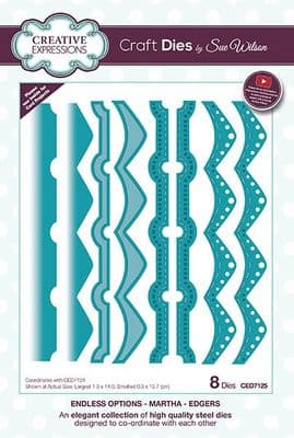 Sue Wilson Craft Dies - Endless Options - Martha Edgers - CED7125