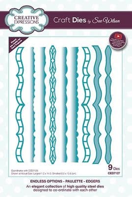 Sue Wilson Craft Dies - Endless Options - Paulette Edgers - CED7127