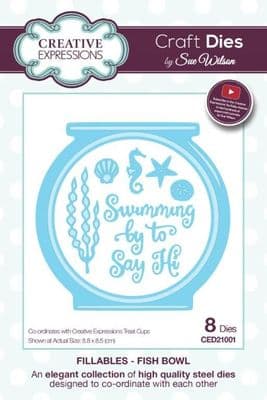 Sue Wilson Craft Dies - Fillables Collection - Fish Bowl