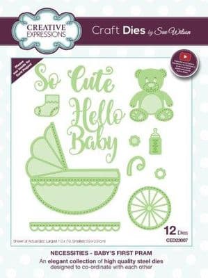 Sue Wilson Craft Dies - Necessities - Baby's First Pram