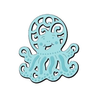 Sweet Dixie Cutting Die - Playful Octopus - SDD118
