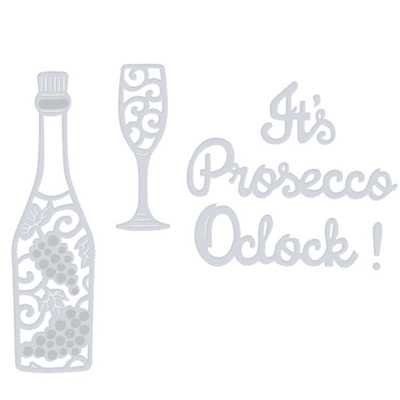 Sweet Dixie Cutting Die - Prosecco O'clock - SDD277