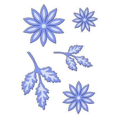 Sweet Dixie Cutting Die - Stylised Daisy - SDD103