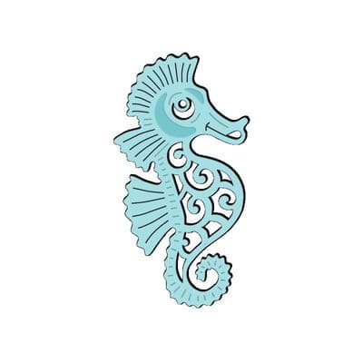 Sweet Dixie Cutting Die - Stylish Seahorse - SDD117