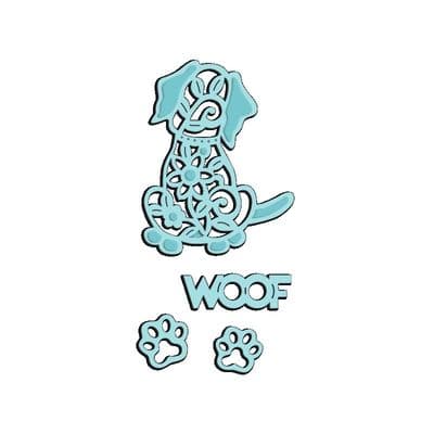 Sweet Dixie Cutting Die - Woof Dog - SDD141