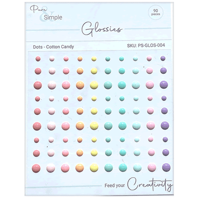 Sweet Hunni Designs Glossies Dots - Cotton Candy