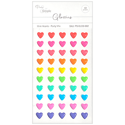 Sweet Hunni Designs Glossies Mini Hearts - Party Mix
