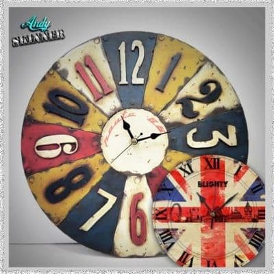 Tando Creative - Andy Skinner Reversible Clock Small