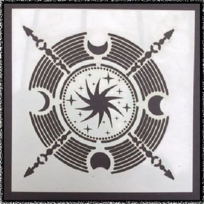 Tando Creative Fiona Randall Celestial Stencil - Moon Circle