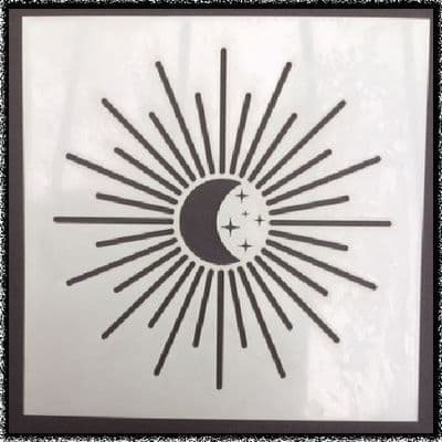 Tando Creative Fiona Randall Celestial Stencil - Moon Rays