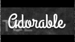 Tando Greyboard Word - Adorable