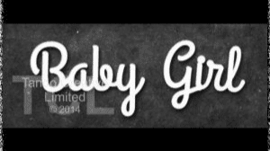 Tando Greyboard Word - Baby Girl