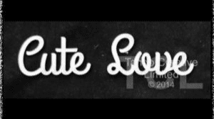 Tando Greyboard Word - Cute & Love