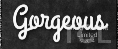 Tando Greyboard Word - Gorgeous