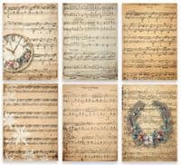 Text{ures} by Lou Collins 5x7 Paper - Winter in Bloom Music Sheets
