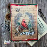 Text{ures} by Lou Collins 5x7 Paper - Winter in Bloom Music Sheets