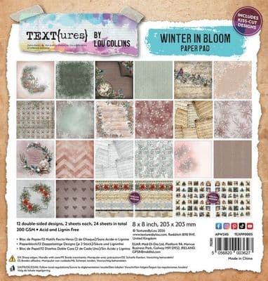Text{ures} by Lou Collins 8x8 Paper - Winter in Bloom
