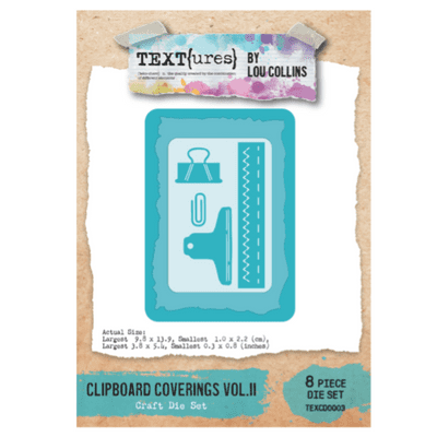 Text{ures} by Lou Collins Craft Die - Beneath the Brambles Clipboard Coverings Vol. II