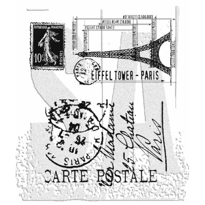 Tim Holtz Cling Mount Stamp Set - I See Paris - CMS009