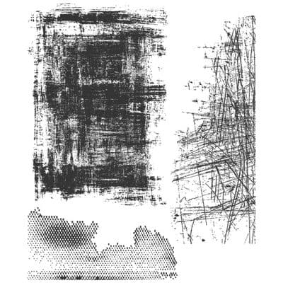 Tim Holtz Cling Mount Stamp Set - Slight Alterations - CMS060