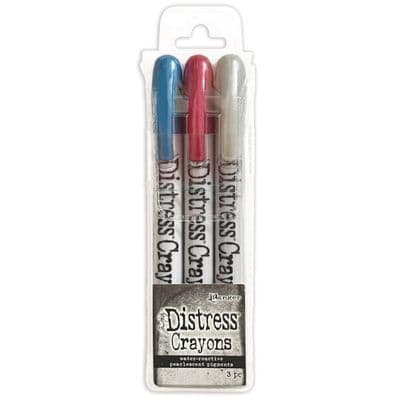 Tim Holtz - Distress Crayons Pearl - Holiday Set #5