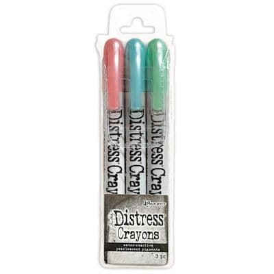 Tim Holtz - Distress Crayons Pearl - Holiday Set #6