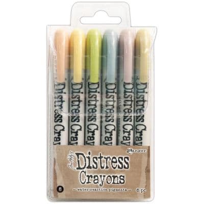 Tim Holtz - Distress Crayons - Set 8