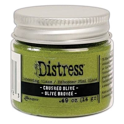 Tim Holtz® Distress Embossing Glaze - Crushed Olive