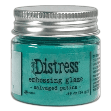 Tim Holtz® Distress Embossing Glaze - Salvaged Patina