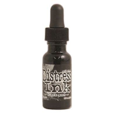 Tim Holtz Distress Ink Re-Inker - Black Soot