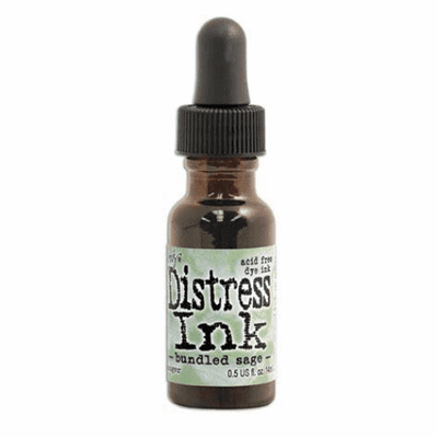 Tim Holtz Distress Ink Re-Inker - Bundled Sage
