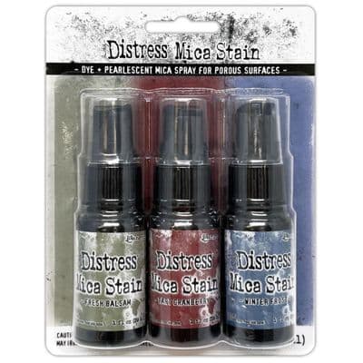 Tim Holtz Distress Mica Stain Set #3 - Holiday 2022