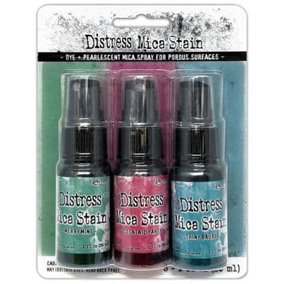 Tim Holtz Distress Mica Stain Set #4 - Holiday 2022