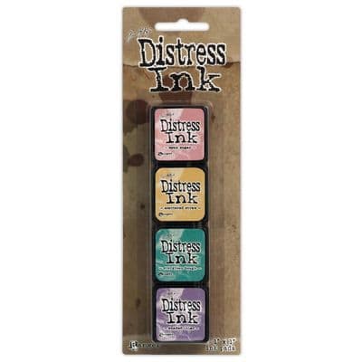 Tim Holtz Distress Mini Ink Pads - Kit 4